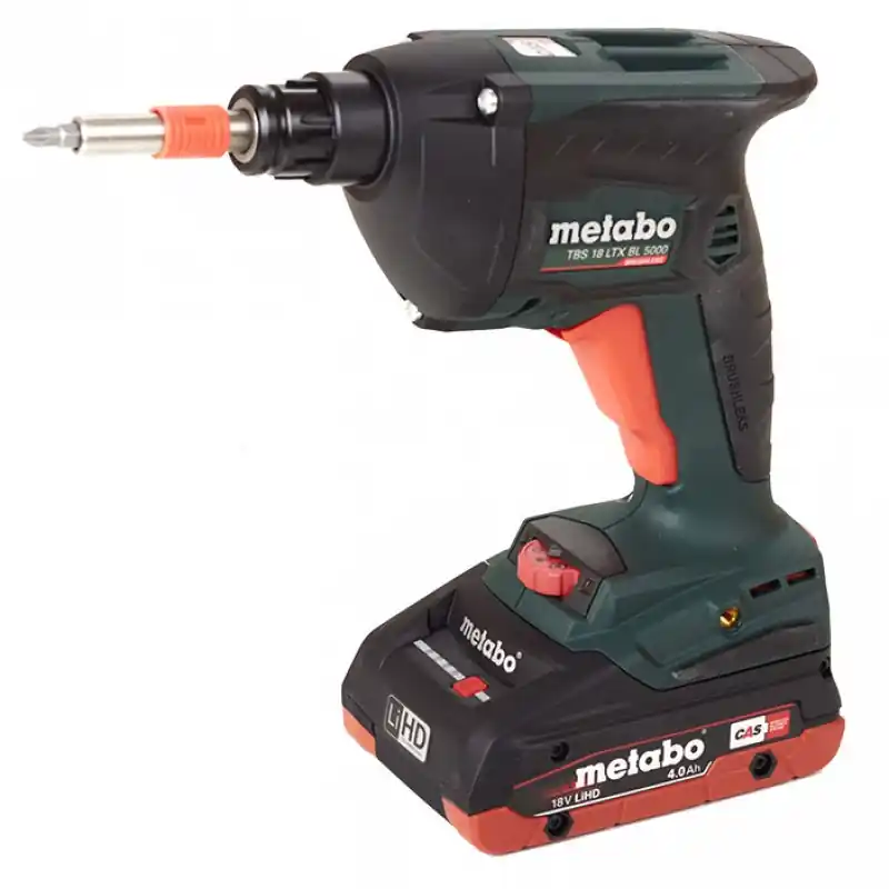 Metabo TBS 18 LTX BL 5000 Akku-Trockenbauschrauber (2x4 Ah/18V) 620063540 Wochenendangebot