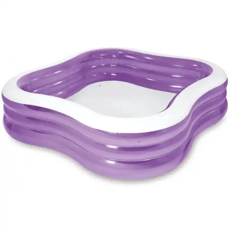 Beliebt INTEX Beach Wave Swim Center Pool 229 x 229 x 56 cm violett 57495NP