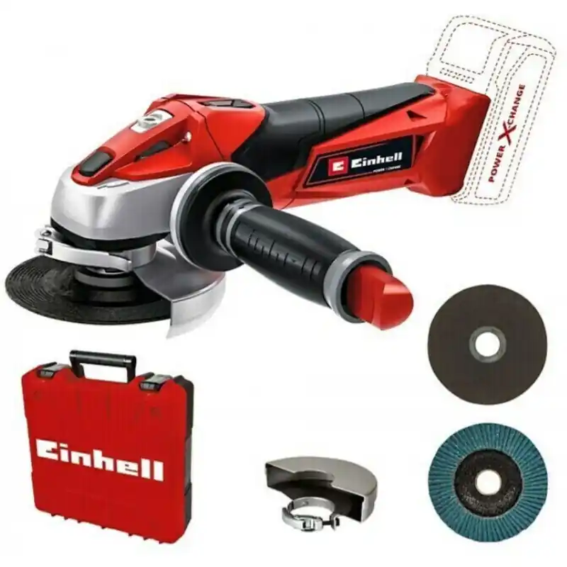 Solange Der Vorrat Reicht Einhell TE-AG 18/115 Li - Solo Acc Akku-Winkelschleifer (125mm/18V/ohne akku) 4431123