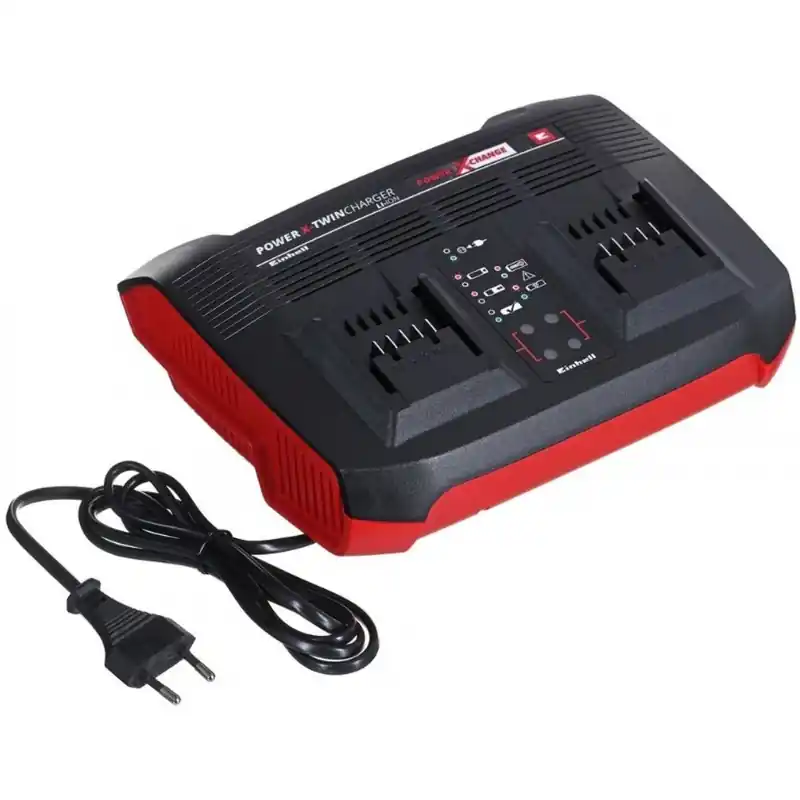 Zertifiziert Einhell Doppelladegerät Power X-Twincharger 3A PXC 4512069