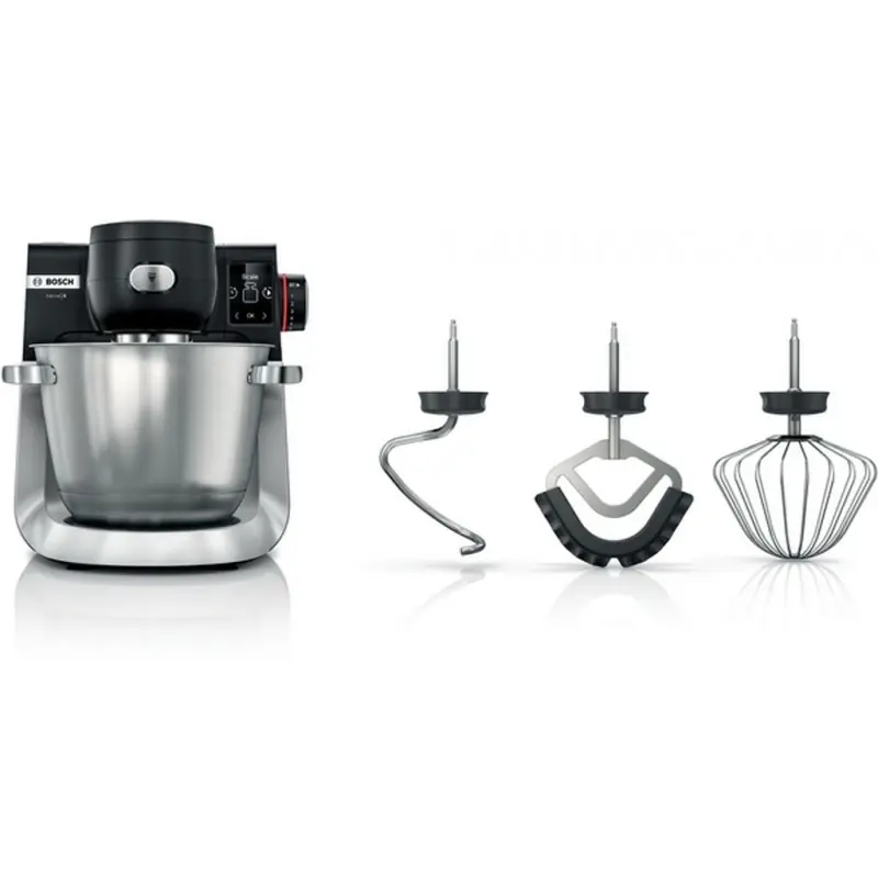 Bosch Serie 6 Küchenmaschine mit Waage 1600 W Schwarz, Edelstahl gebürstet MUMS6ZS00 Mega-Angebot