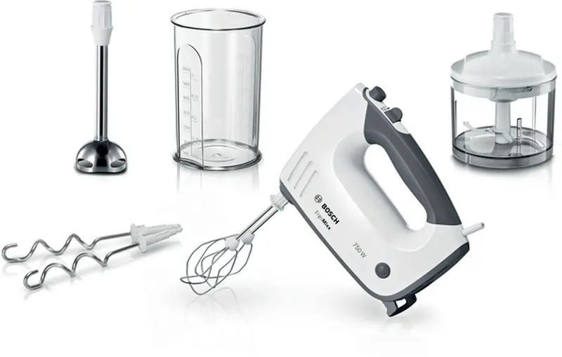 Solange Der Vorrat Reicht Bosch Handrührer ErgoMixx 750 W Weiß, grau MFQ37480