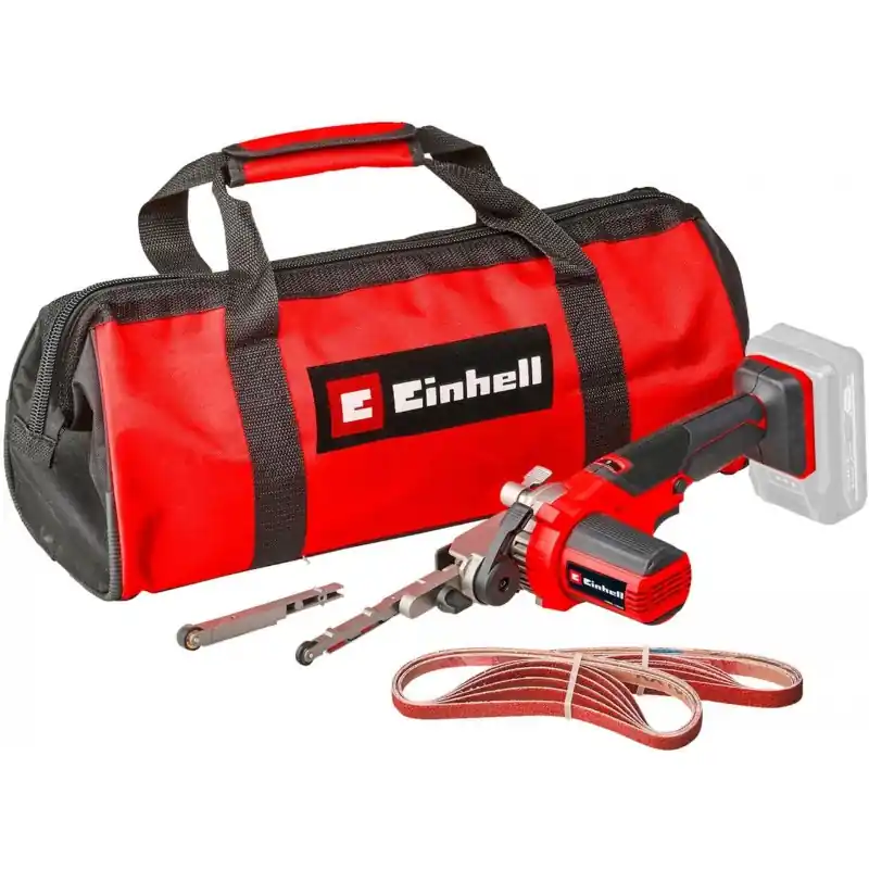 Heißes Angebot Einhell TE-BF 18 Li-solo Akku-Bandfeile (18V/ohne Akku) Tasche 4461000