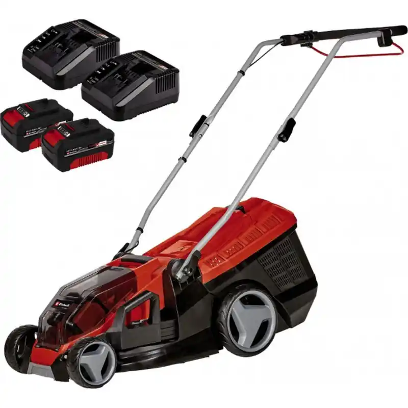 Begrenztes Angebot Einhell GE-CM 36/36 Li Kit - FCB Akku-Rasenmäher (36cm/36V/2x4,0Ah) 3413232