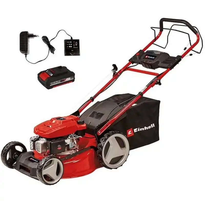Ausverkauf Einhell GC-PM 46 SM HW-E Li Benzin-Rasenmäher 3407560