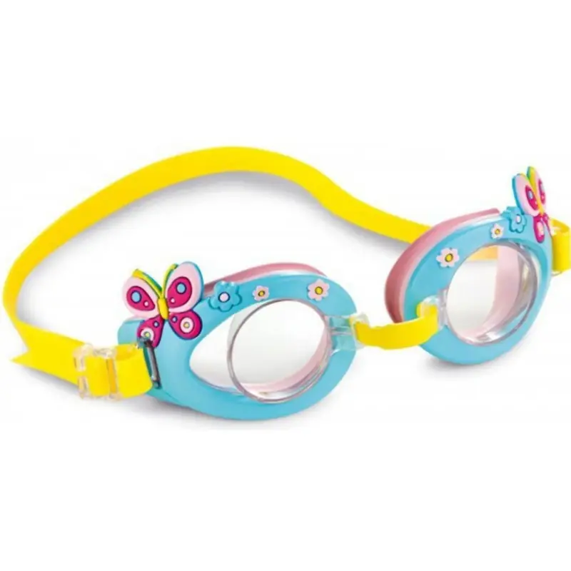 INTEX Kinder-Schwimmbrille Schmetterling 55610 Markenprodukt