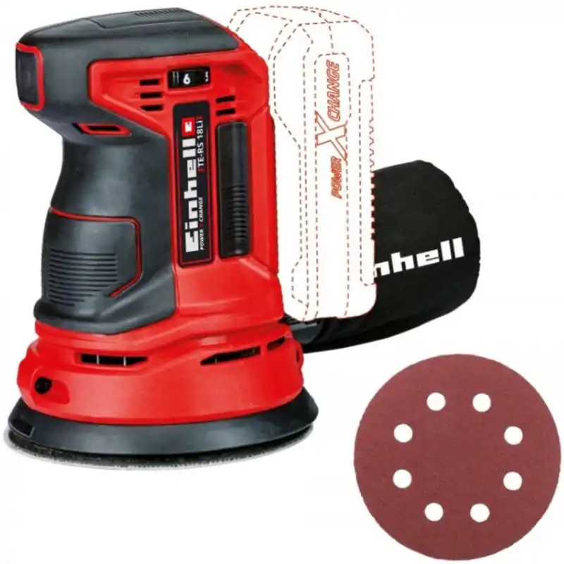Nur Für Kurze Zeit Einhell TE-RS 18 Li-Solo Akku-Exzenterschleifer (125mm/18V/ohne akku) 4462010