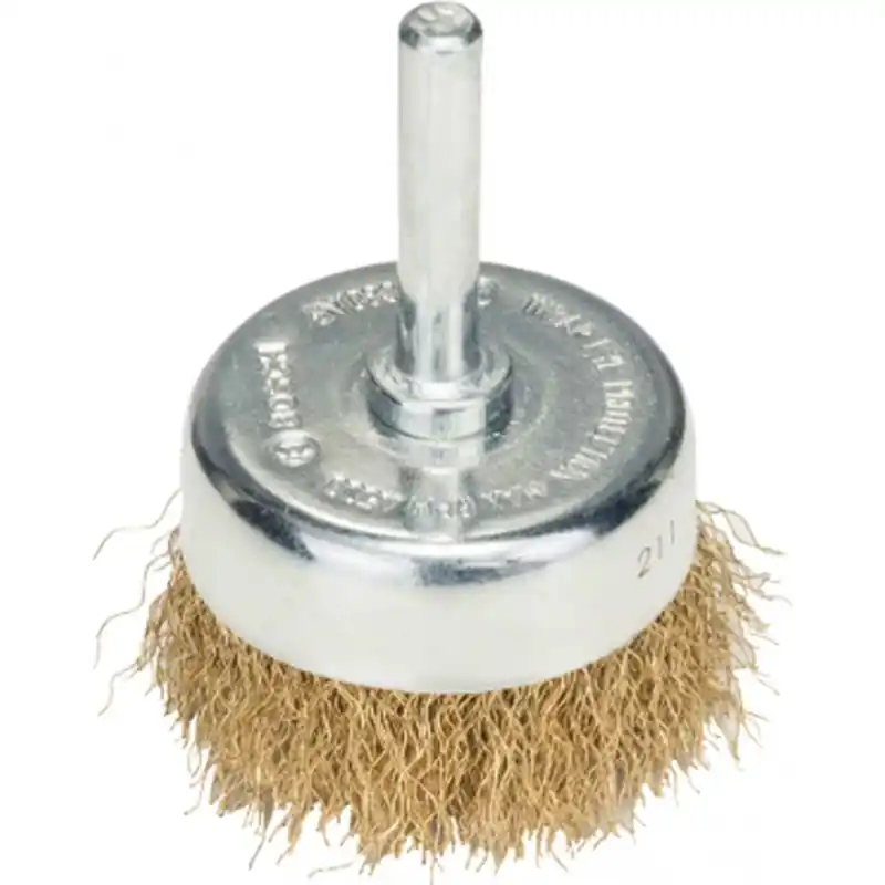 Highlight BOSCH Topfbürste, gewellter Draht, 50×0,2 mm, Messingoberfläche 50 mm, 0,2 mm 2608622008