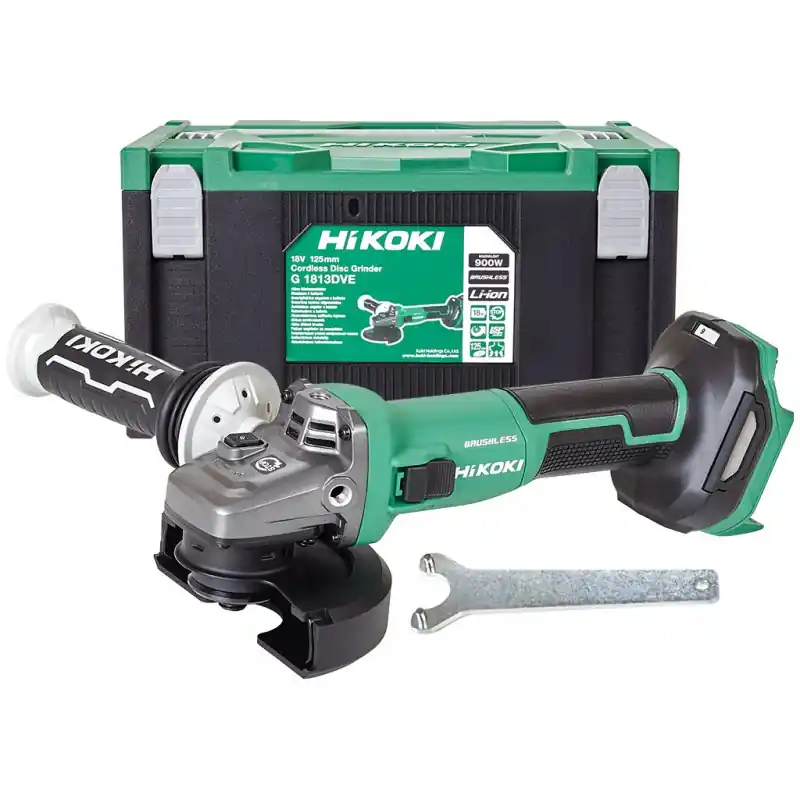 Finale Aktion HiKOKI G1813DVEW2Z Akku Winkelschleifer 125mm im System Case, Solo