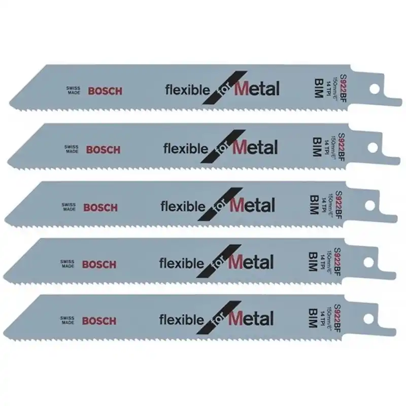 Preisreduziert BOSCH S 922 BF Säbelsägeblatt 150 x 19 x 0,9mm, 5 Stück 2608656014