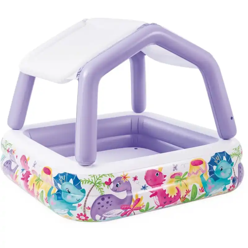 Bestpreis INTEX Pool mit Sonnendach violett 57470NP