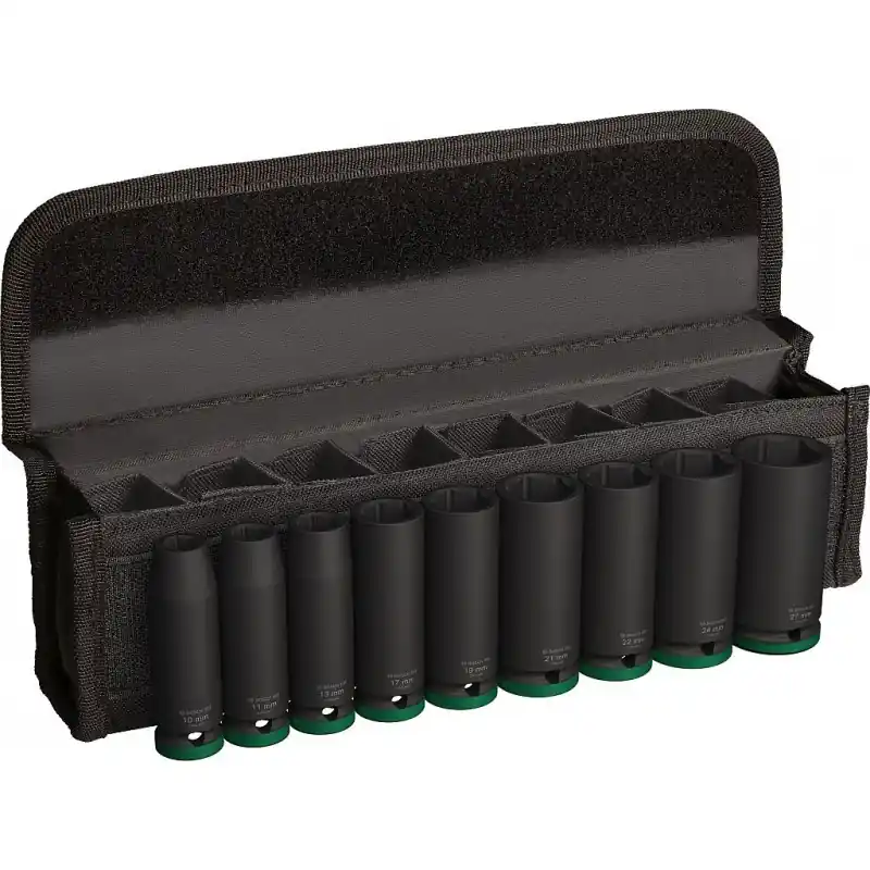 BOSCH PRO Impact Socket Set, 1/2", tief, 9-tlg. 2608003040 Markenware