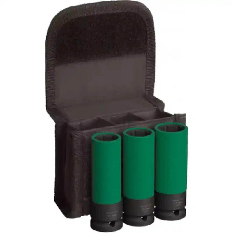 BOSCH PRO Impact Socket Set mit PET-Abdeckungen, 1/2", extra tief, 3-tlg. 2608003033 Must-Have