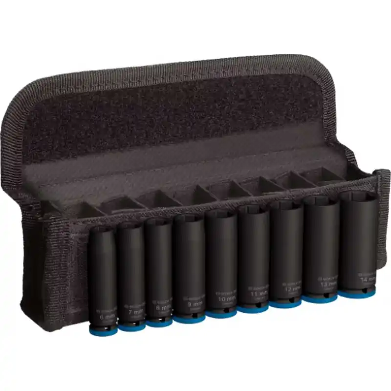 BOSCH PRO Impact Socket Set, 1/4", tief, 9-tlg. 2608003035 Schneller Versand
