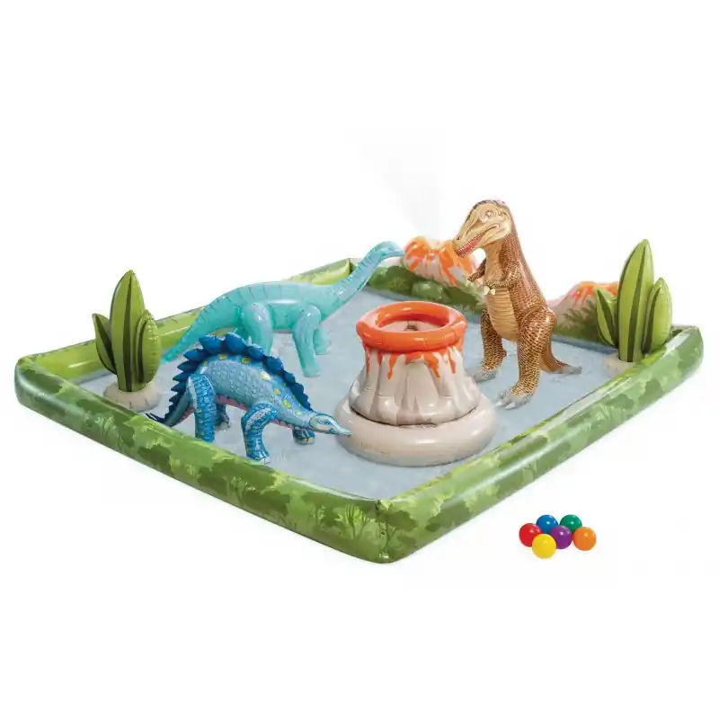 INTEX Playcenter Jurassic Adventure Planschbecken Kinderpool Dino 56132NP Beliebt