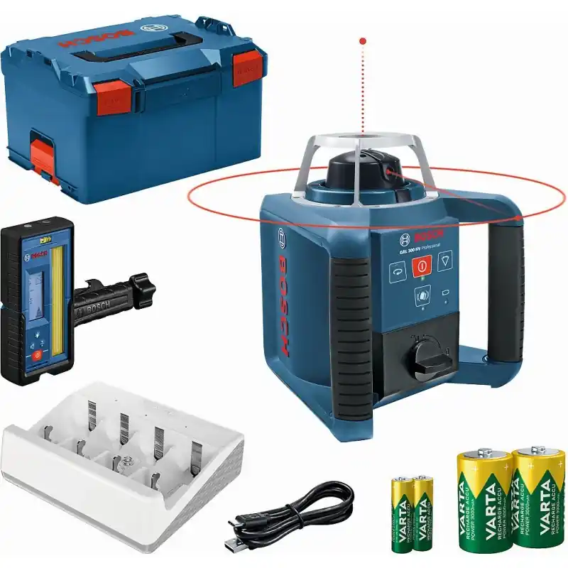 BOSCH GRL 300 HV PROFESSIONAL Rotationslaser + LR 1, L-BOXX 0601061506 Top-Seller
