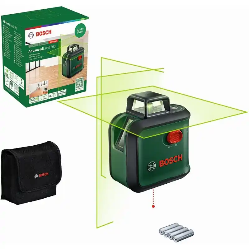BOSCH AdvancedLevel 360 Kreuzlinien-Laser 0603663B06 Garantierte Lieferung