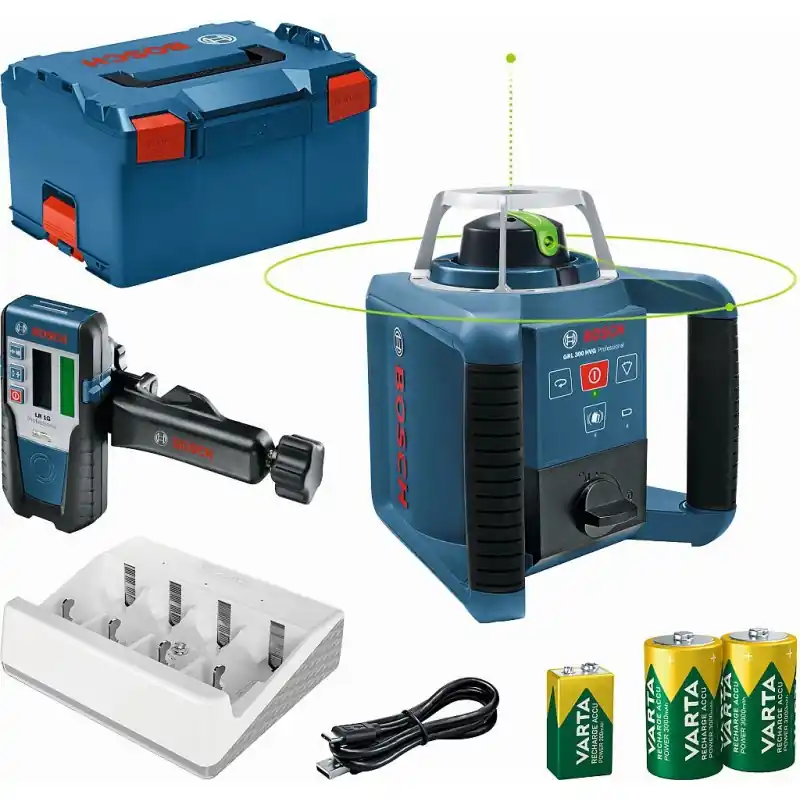 Garantierte Lieferung BOSCH GRL 300 HVG PROFESSIONAL Rotationslaser + LR 1 G, L-Boxx 0601061704