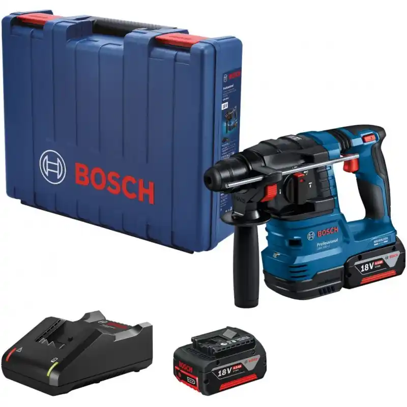 Billig BOSCH GBH 185-LI PROFESSIONAL Akku-Bohrhammer 2x Aku 4.0Ah 0611924021