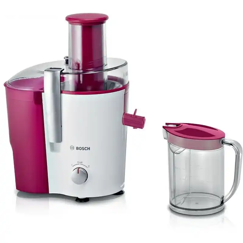 Bosch Entsafter VitaJuice 2 700 W Weiß, Cherry Cassis MES25C0 Markenprodukt