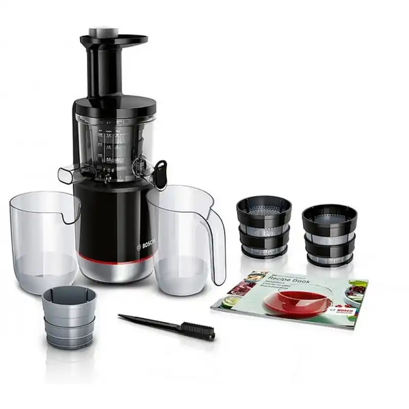 Billig Bosch Slow juicer VitaExtract 150 W Schwarz, Edelstahl gebürstet MESM731M
