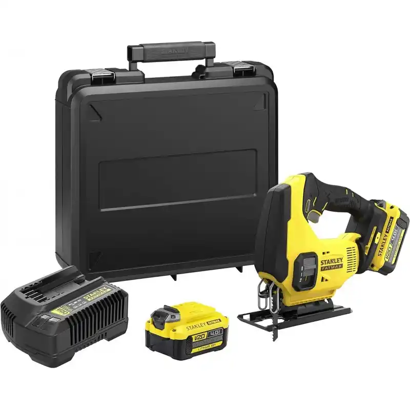 Stanley SFMCS600M2K-QW FatMax V20 Akku-Pendelhub-Stichsäge (18V/2x4,0Ah), Koffer Ausverkauf