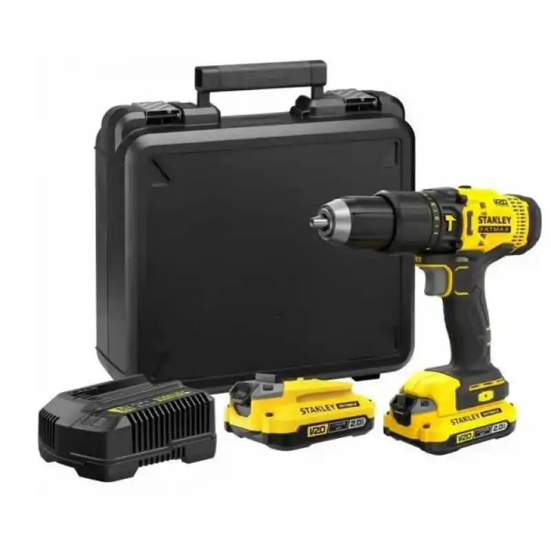 Stanley SFMCD711D22-QW FatMax V20 Akku-Schlagbohrschrauber (50Nm/18V/2x2,0Ah), Koffer Finale Aktion