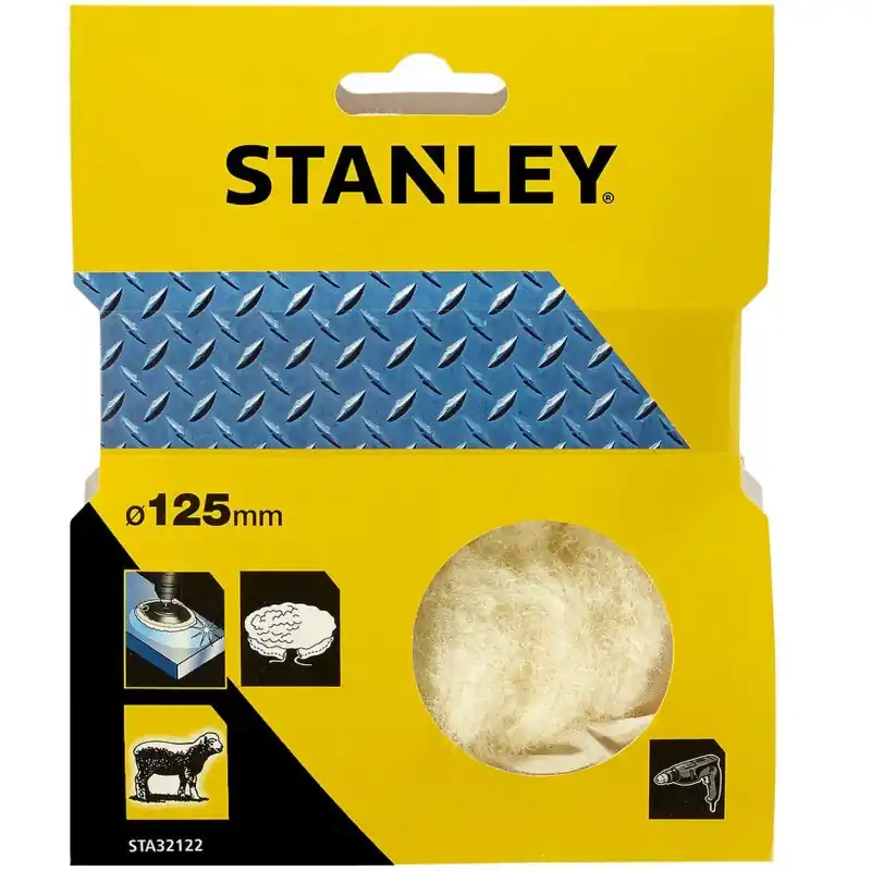 Stanley STA32122-XJ Polierhaube aus Wolle - Lamm 125mm Top-Seller