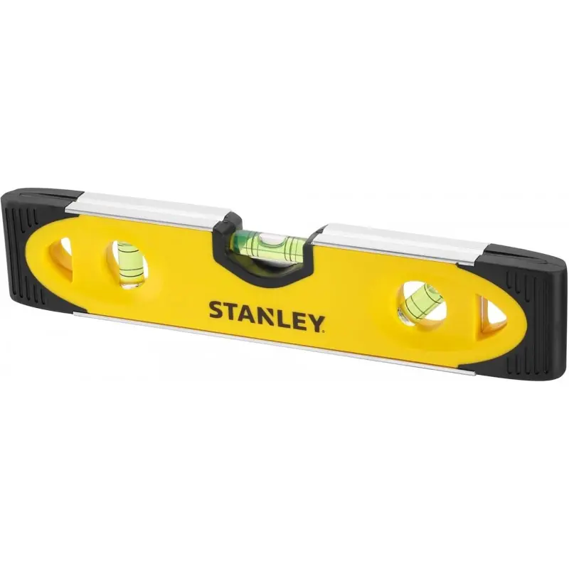Stanley 0-43-511 Torpedo-Wasserwaage magnetisch 230mm, Aluminiumrahmen Online Kaufen