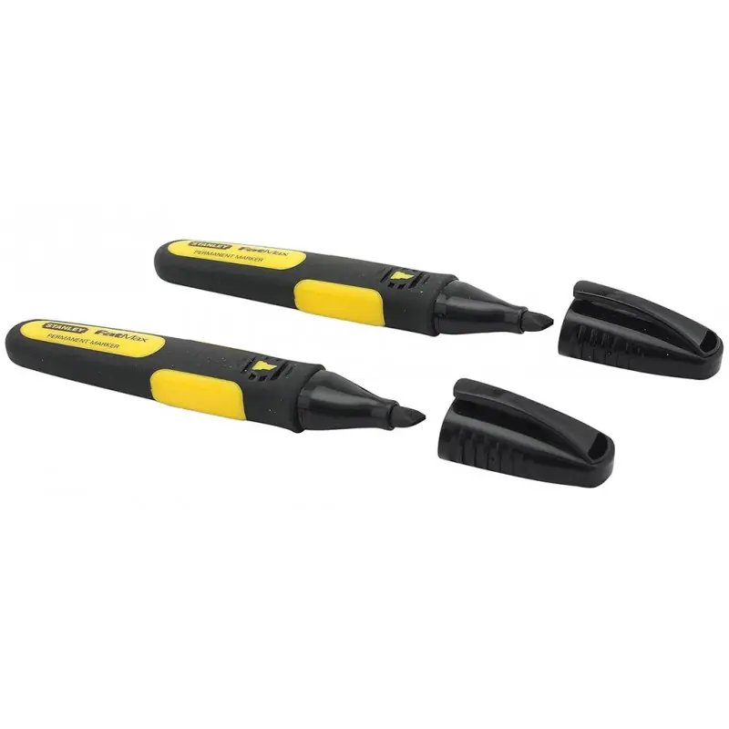 Stanley 0-47-314 FatMax Permanentmarker mit breiter Spitze, schwarz, 2 Stück Billig