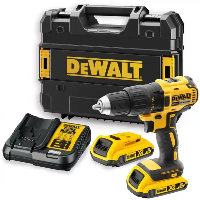 DeWALT DCD777D2T-QW Bohrmaschine 65Nm XR (18V/2x2,0Ah) Tstak Heißes Angebot