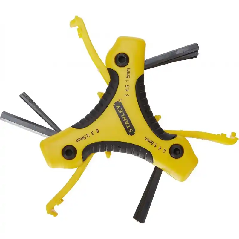 Stanley 0-95-935 Set 9 hexagonale stiftschlüssel (1,5-6mm) Beliebt