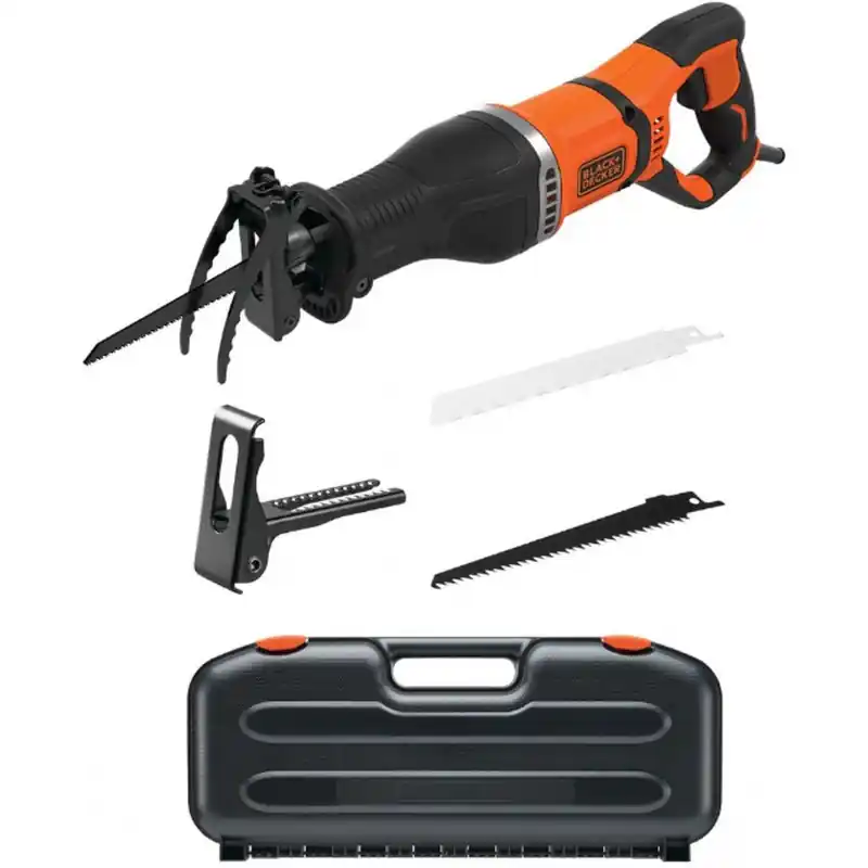 Beliebt Black Decker BES301K-QS Elektro-Säbelsäge (750W) mit Geschwindigkeitsregelung, Koffer