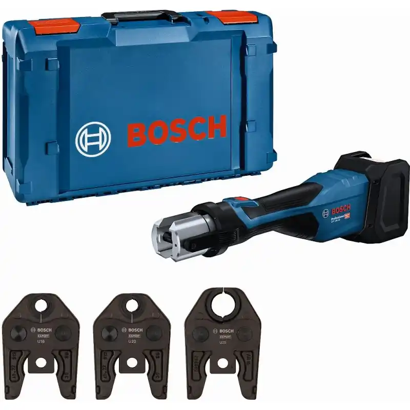 BOSCH GPT 18V-32 PROFESSIONAL Akku-Presswerkzeug L-BOXX, 06019M2103 Zertifiziert