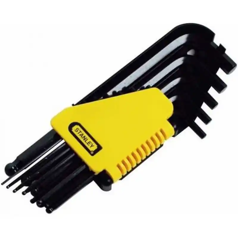 Stanley 0-69-257 12-teiliger Stiftschlüsselsatz mit Kugelkopf, Zollmaße (1/16"-3/8") Garantierte Lieferung