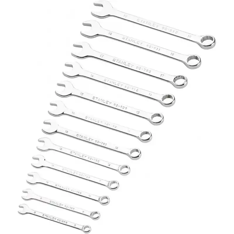 Stanley STMT82843-0 12-teiliges Ring-Maulschlüssel-Set (8-19mm) Schnäppchen