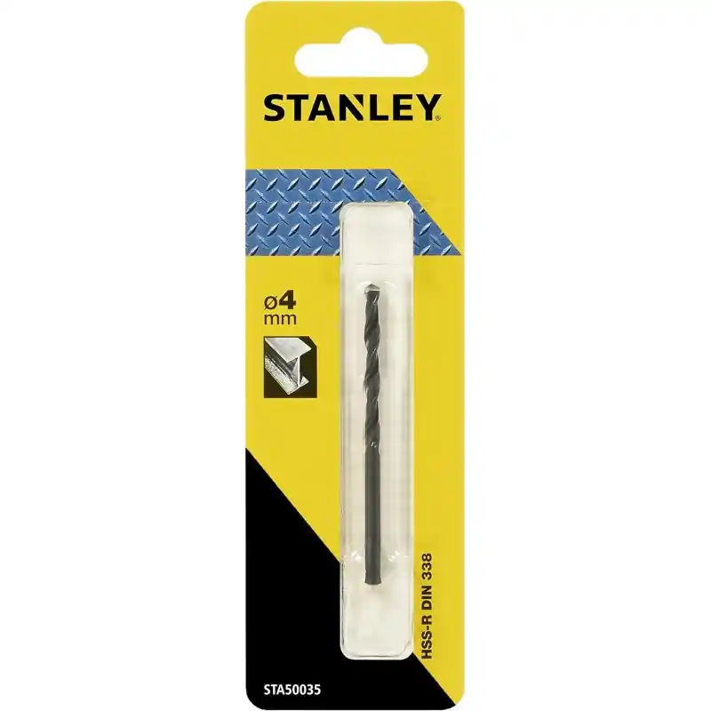 Neu Im Sortiment Stanley STA50035-QZ Metallbohrer HSS-R 4,0 x 75-43mm