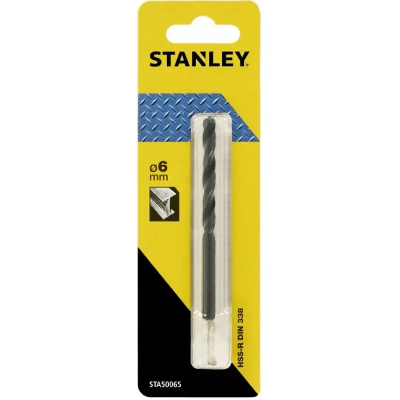 Stanley STA50065-QZ Metallbohrer HSS-R 6,0 x 93-57mm Neue Kollektion