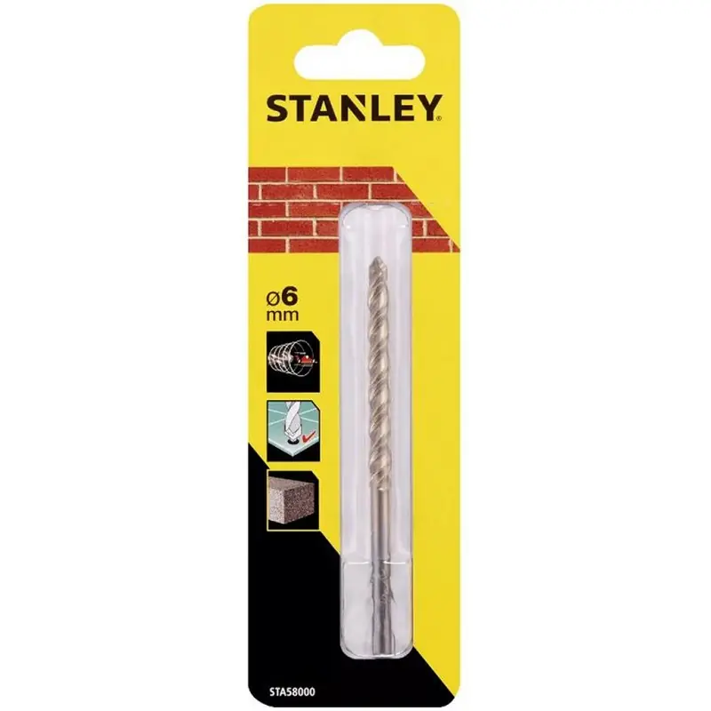 Stanley STA58000-QZ Mauerwerksbohrer, präzis 6,0 x 100-60mm Sofort Bestellen