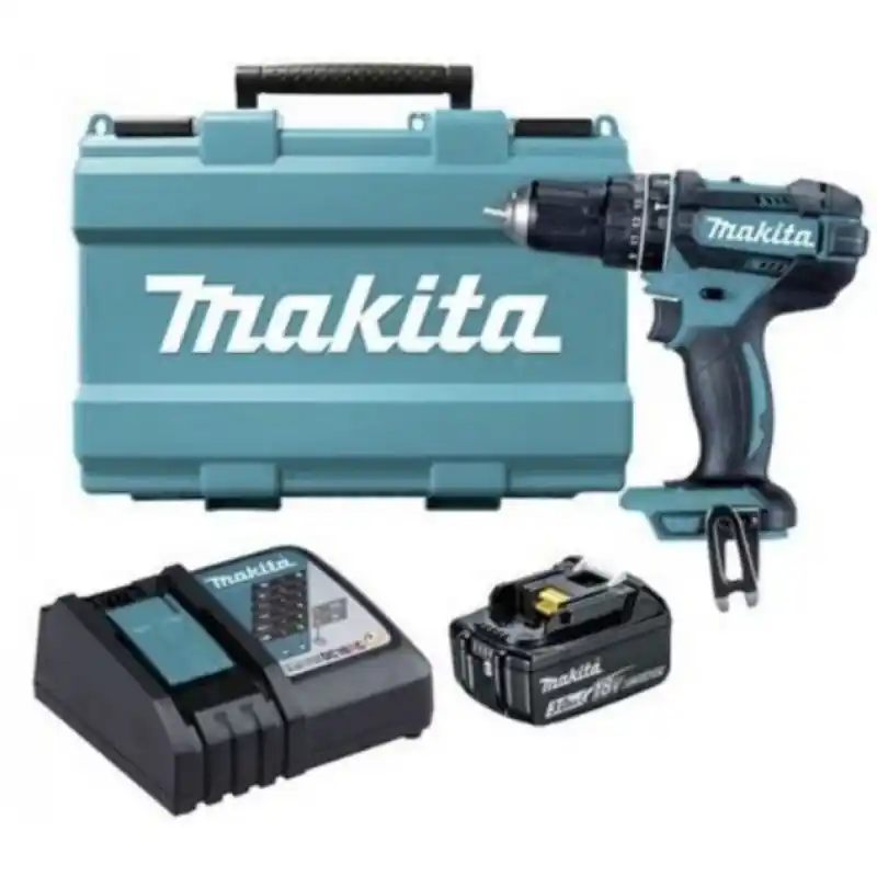 Makita DHP482RF Akku-Schlagbohrschrauber 62Nm (18V/1x3,0Ah) koffer Sichere Zahlung