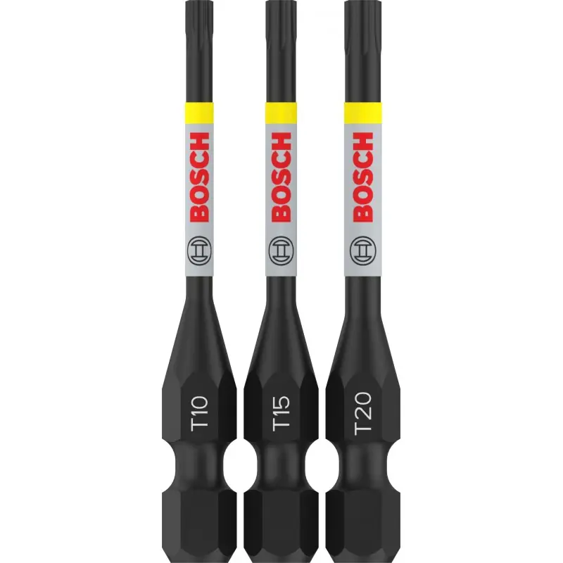 BOSCH PRO Torx Impact Bit Set, T10, T15, T20, 55 mm, 3-tlg. 2608521U54 Top-Preis