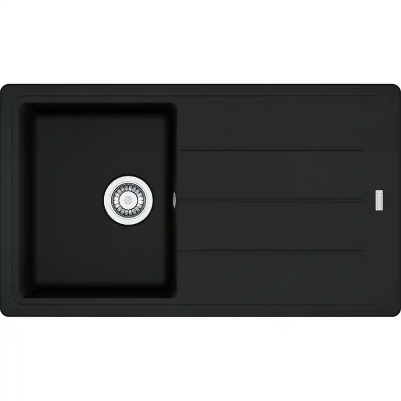 Saisonangebot Franke Basis BFG 611-86, 860x500 mm, Küchenspüle Fragranit, Black matt 114.0657.809