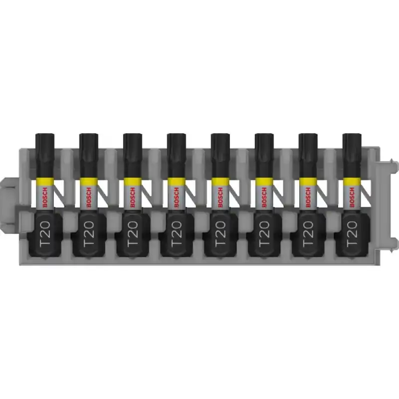 Billig BOSCH PRO Torx Impact Bit, T20, 25 mm, 8-tlg. 2608522380