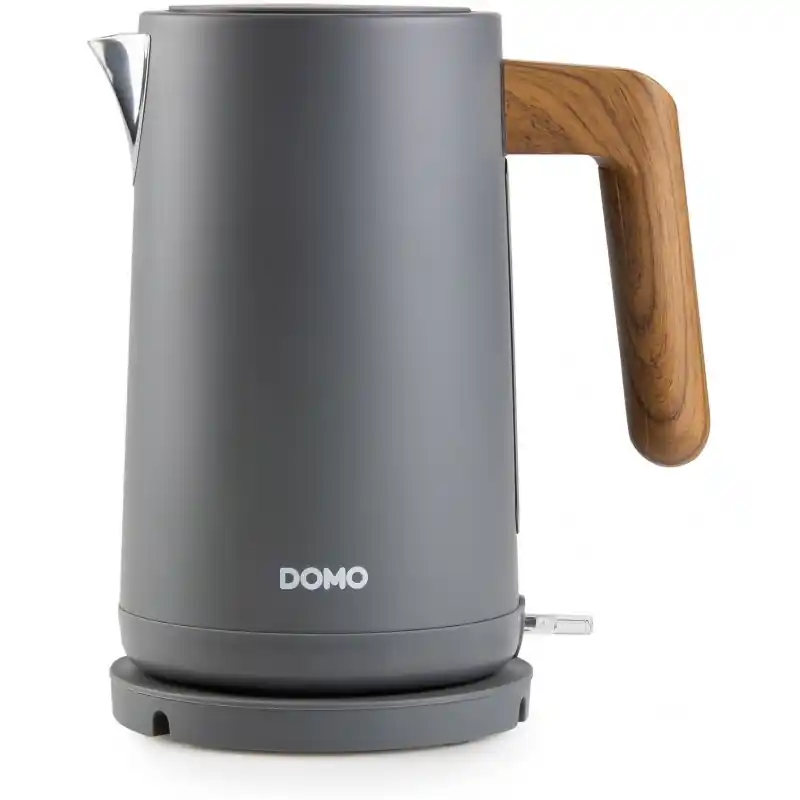 Zertifiziert DOMO WOOD YOU Wasserkocher rostfrei 1,7 Liter/ 2200W) DO9268WK