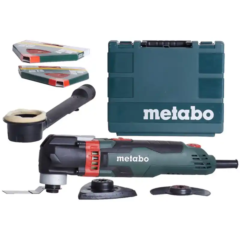 Neuheit B-WARE Metabo Mt 400 Quick set Multitool 400 W, MetaBOX 601406500 NACH DEM SERVICE