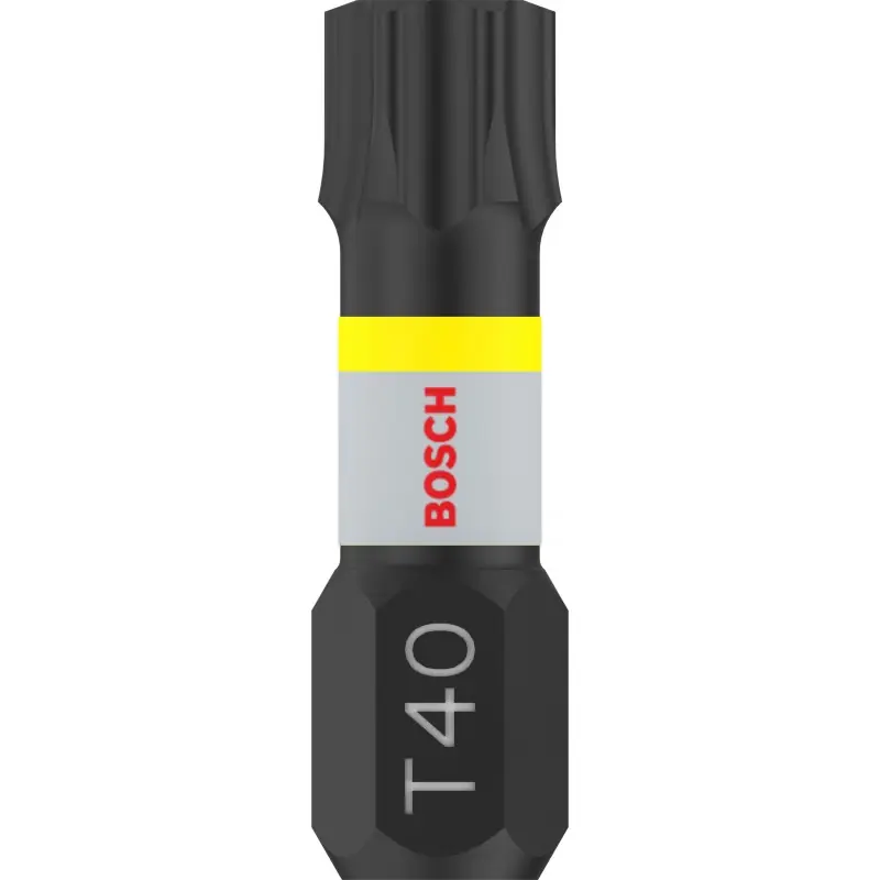BOSCH PRO Torx Impact Bit, T40, 25 mm, 2-tlg. 2608522478 Begrenztes Angebot