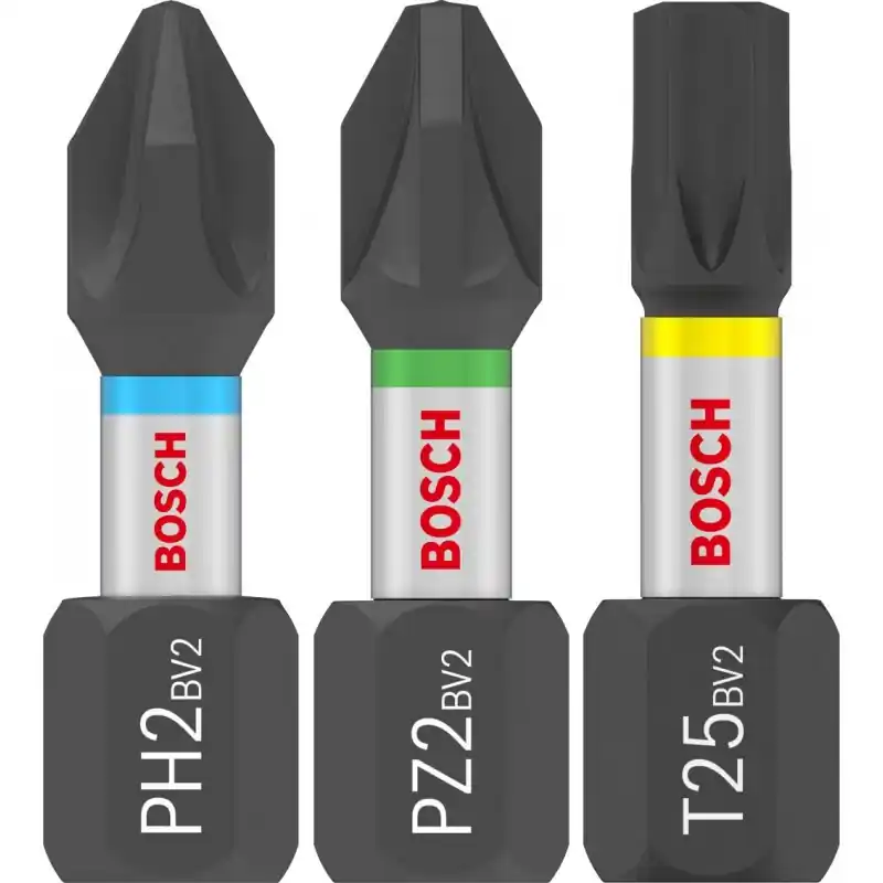 Top-Angebot BOSCH PRO Impact Schrauberbit Set, PH2(x5)/PZ2(x5)/T20(x5)/T25(x5)/T30(x5), 25 mm, 25-tlg.