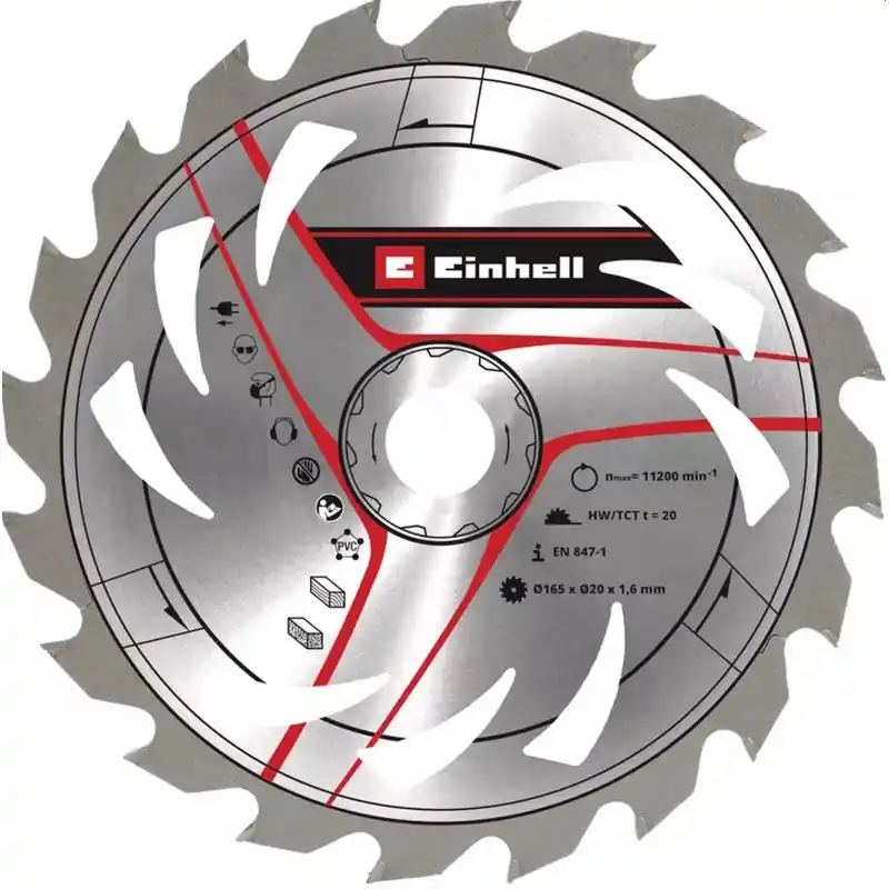 Neu Einhell Handkreissägen-Zubehör Mit-Dü 165x20mm Z20 49584759