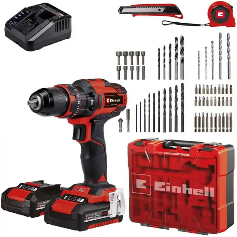 Einhell TE-CD 18/40 Li-i +64 Akku-Schlagbohrschrauber (40Nm/18V/2x2,0Ah) koffer 4513992 Solange Der Vorrat Reicht