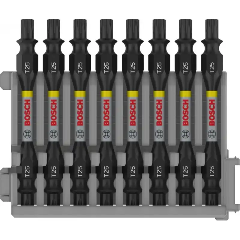 BOSCH Doppelseitiger Bit PRO Impact für Pick and Click, T25, 65 mm, 8 Stück 2608522340 Neue Kollektion